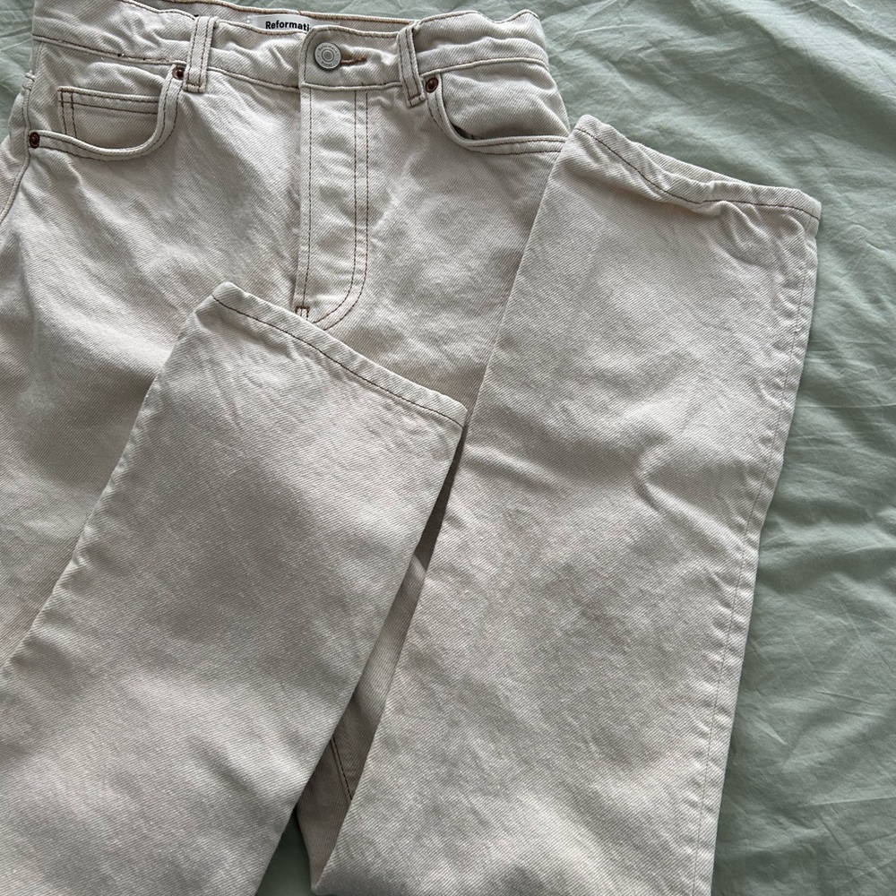 Reformation Cynthia High Rise Straight Jeans - Picture 5 of 10